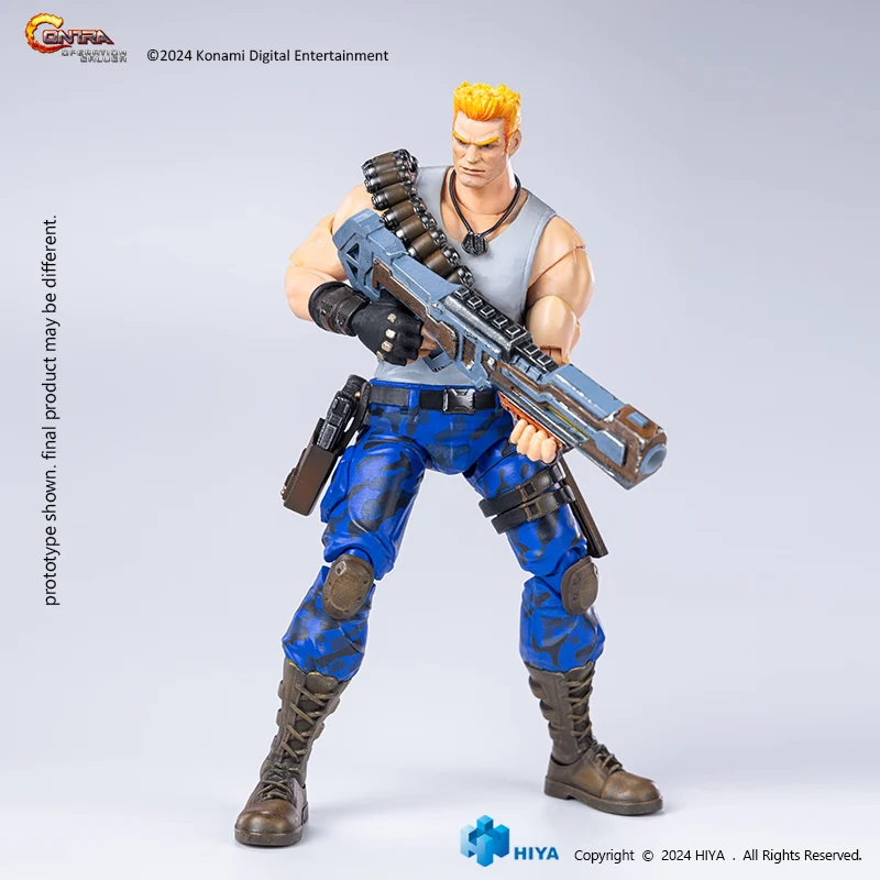 HIYA Exquisite Basic Series 1/12 Scale 6 Inch Contra Operation Galuga Bill Rizer Action Figure - Image 9