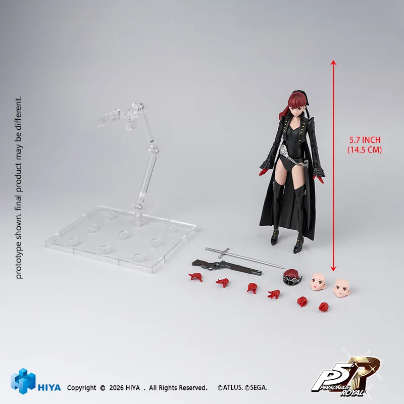 HIYA Exquisite Basic Series 1/12 Scale 6 Inch Persona 5 Royal Violet Action Figure - Image 8