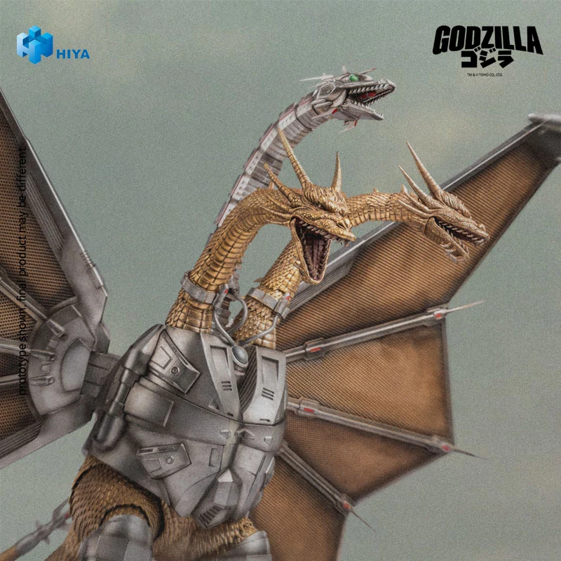 HIYA Exquisite Basic Series  None Scale 13 Inch Godzilla vs. King Ghidorah Mecha King Ghidorah Action Figure - Image 5