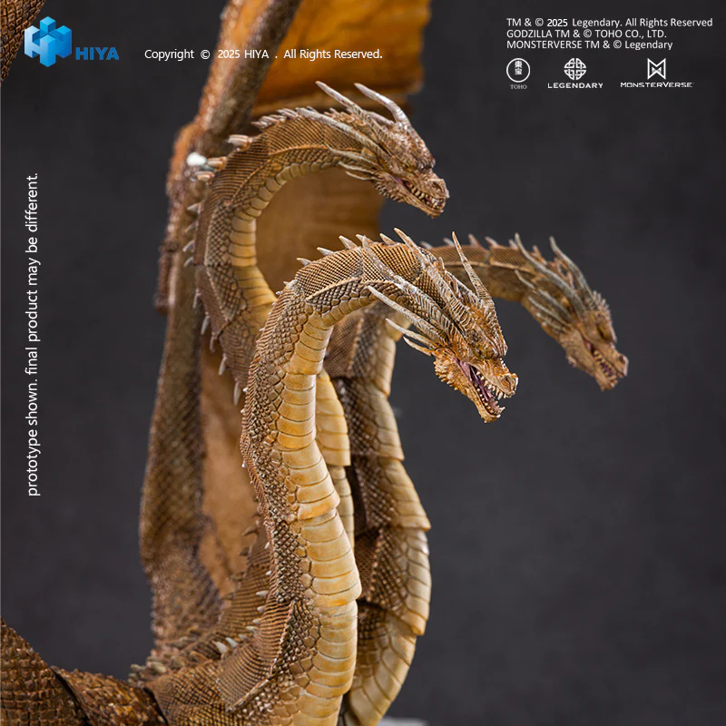 HIYA Exquisite Basic Series None Scale 14 Inch Godzilla King of the Monsters King Ghidorah 2.0 Action Figure - Image 5
