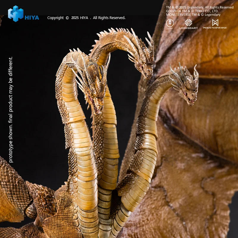 HIYA Exquisite Basic Series None Scale 14 Inch Godzilla King of the Monsters King Ghidorah 2.0 Action Figure - Image 6
