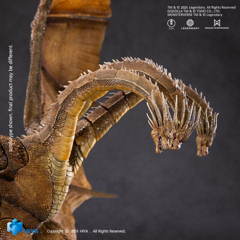 HIYA Exquisite Basic Series None Scale 14 Inch Godzilla King of the Monsters King Ghidorah 2.0 Action Figure - Image 8