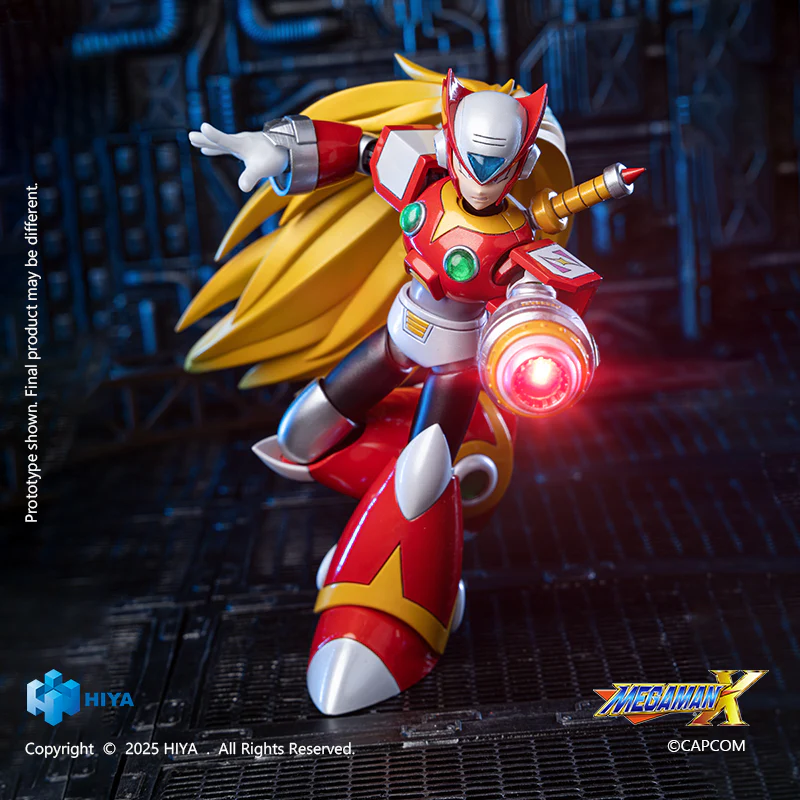 HIYA Exquisite Basic Series None Scale 5.7 Inch Mega Man X series Zero Action Figure - Image 3