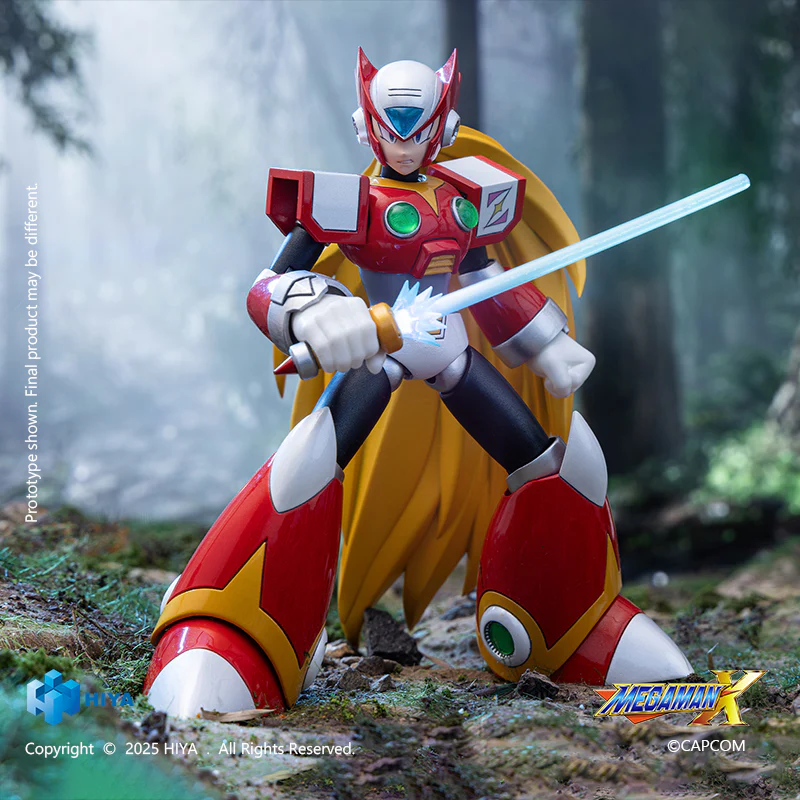 HIYA Exquisite Basic Series None Scale 5.7 Inch Mega Man X series Zero Action Figure - Image 4