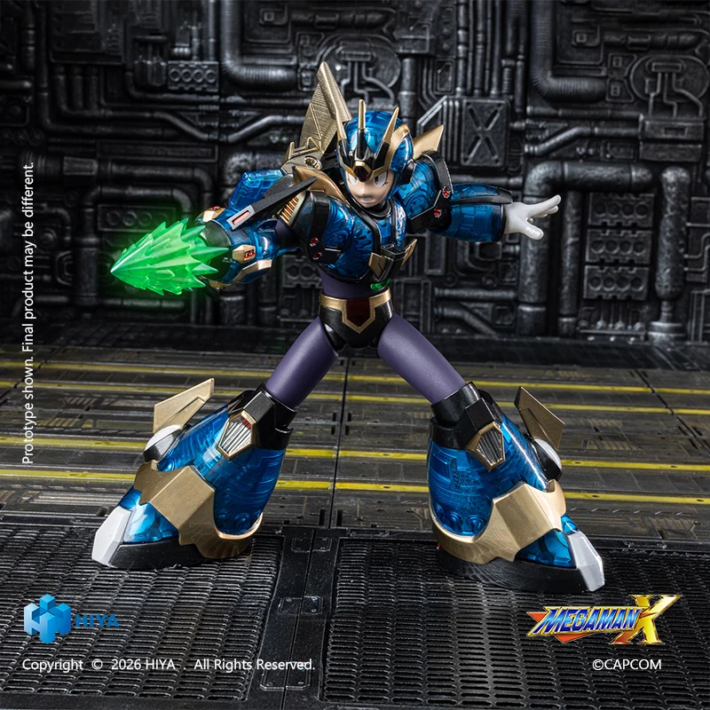 HIYA Exquisite Basic Series None Scale 6.1 Inch Mega Man X series X Ultimate Armor Version Action Figure - Image 3