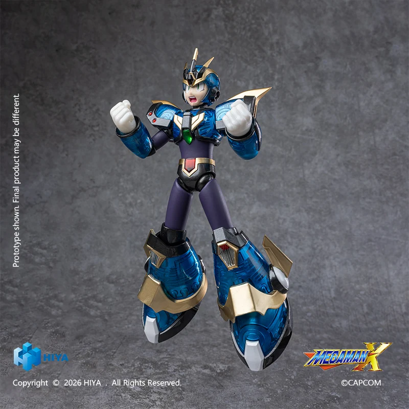 HIYA Exquisite Basic Series None Scale 6.1 Inch Mega Man X series X Ultimate Armor Version Action Figure - Image 8