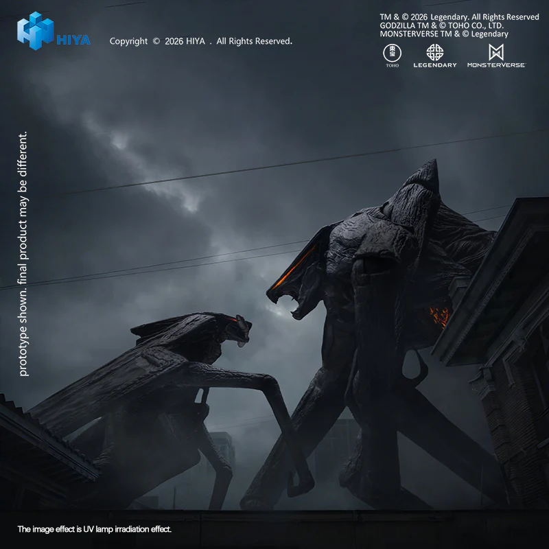 HIYA Exquisite Basic Series None Scale 6 Inch Godzilla 2014 Male & Female Muto Set Action Figure