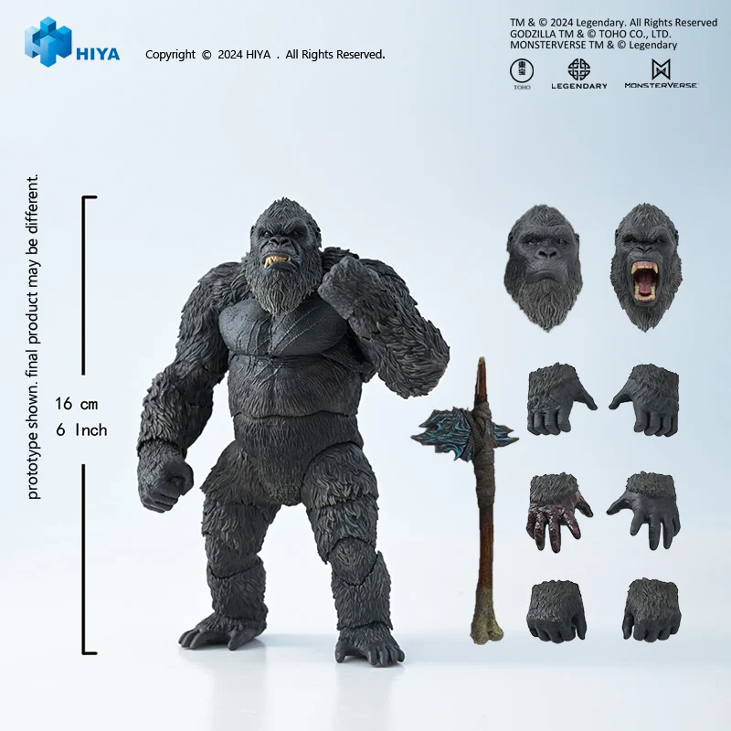 HIYA Exquisite Basic Series None Scale 6 Inch Godzilla x Kong The New Empire Godzilla kong Action Figure - Image 6