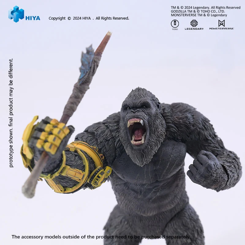 HIYA Exquisite Basic Series  None Scale 6 Inch Godzilla x Kong The New Empire Kong B.E.A.S.T. Glove Ver. Action Figure - Image 10