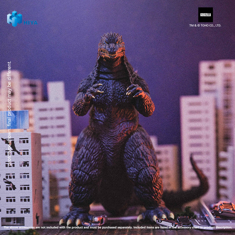 HIYA Exquisite Basic Series None Scale 7 Inch Godzilla AGAINST MECHAGODZILLA Godzilla Action Figure - Image 6