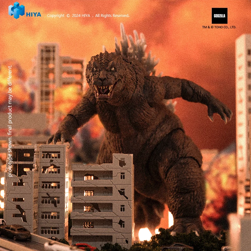 HIYA Exquisite Basic Series None Scale 7 Inch Godzilla, Mothra and King Ghidorah: Giant Monsters All-Out Attack (2001) Godzilla Action Figure - Image 4