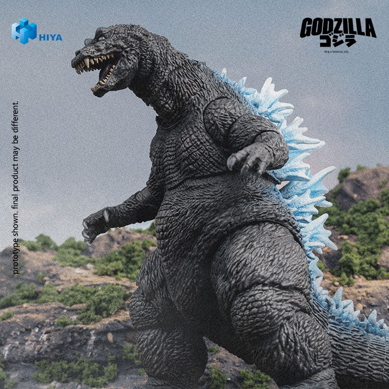 HIYA Exquisite Basic Series  None Scale 7 Inch Godzilla Mothra and King Ghidorah Giant Monsters All-Out Attack (2001) Heat Ray Godzilla Action Figure - Image 3