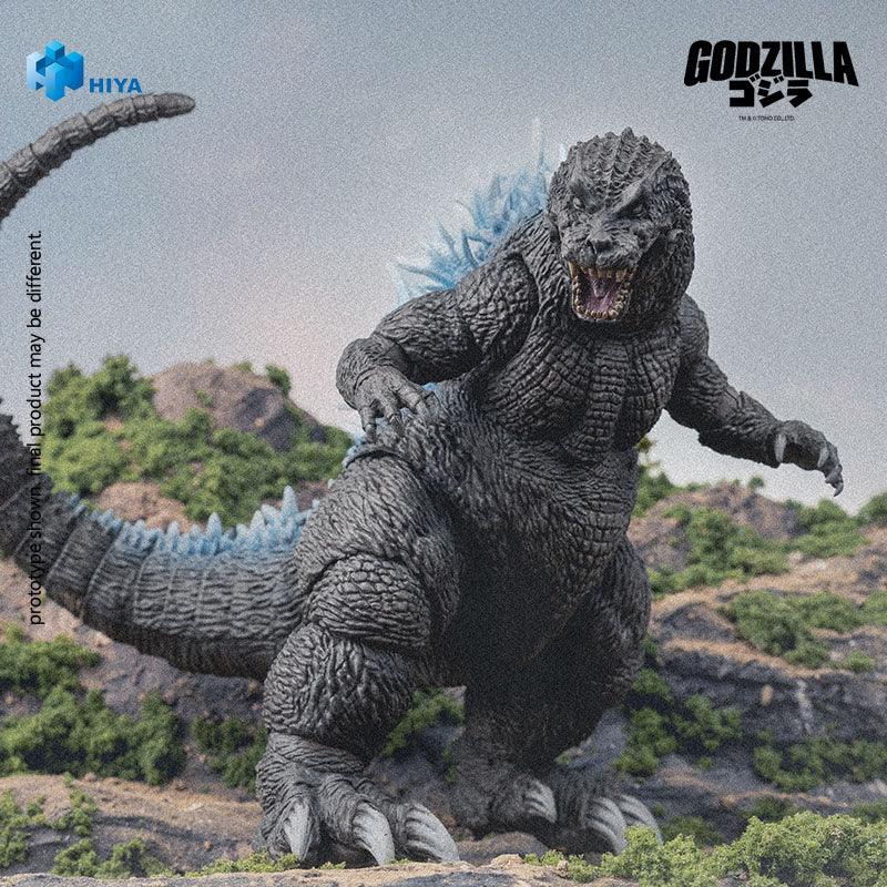 HIYA Exquisite Basic Series  None Scale 7 Inch Godzilla Mothra and King Ghidorah Giant Monsters All-Out Attack (2001) Heat Ray Godzilla Action Figure - Image 5