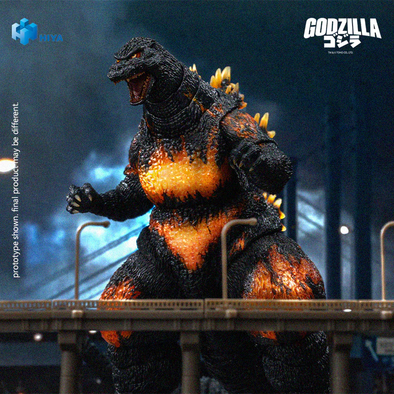 HIYA Exquisite Basic Series None Scale 7 Inch Godzilla vs. Destoroyah 1995 Burning Godzilla Action Figure - Image 5