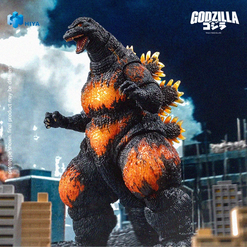HIYA Exquisite Basic Series None Scale 7 Inch Godzilla vs. Destoroyah 1995 Burning Godzilla Action Figure - Image 6