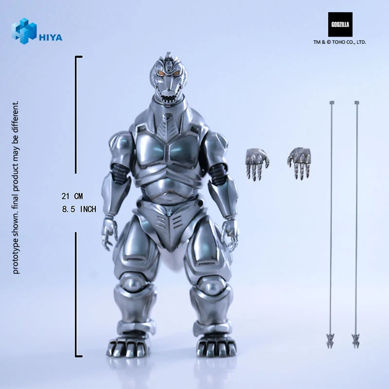 HIYA Exquisite Basic Series None Scale 8.5 Inch Godzjiia vs. Mechagodzilla 1993 Mechagodzilla Action Figure - Image 10