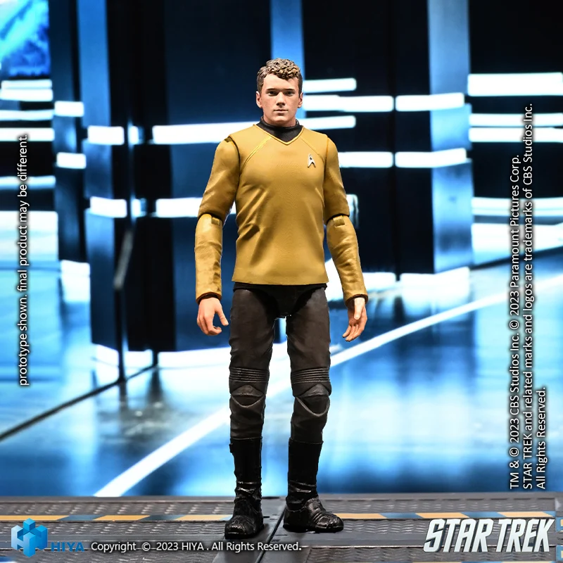 HIYA Exquisite Mini Series 1/18 Scale 4 Inch STAR TREK 2009 Chekov Action Figure - Image 3