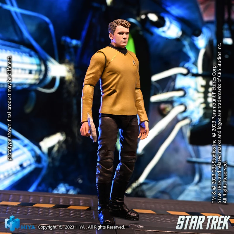 HIYA Exquisite Mini Series 1/18 Scale 4 Inch STAR TREK 2009 Chekov Action Figure - Image 5
