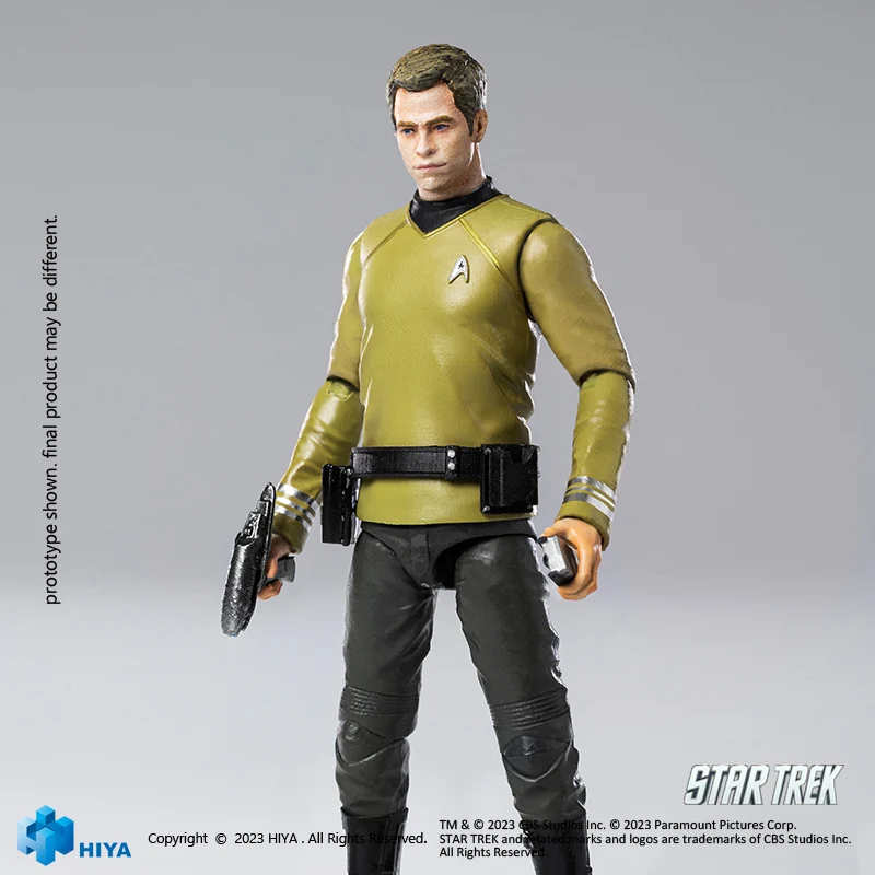 HIYA Exquisite Mini Series 1/18 Scale 4 Inch STAR TREK 2009 Kirk Action Figure - Image 8