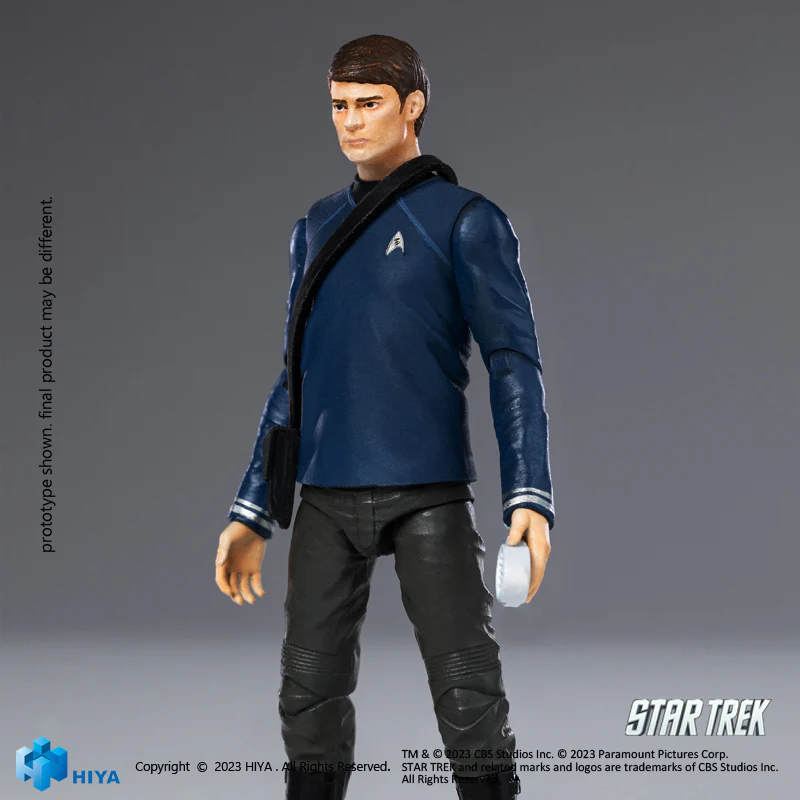 HIYA Exquisite Mini Series 1/18 Scale 4 Inch STAR TREK 2009 McCoy Action Figure - Image 12