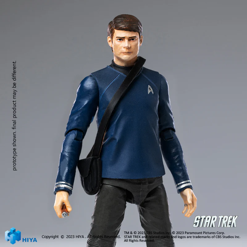HIYA Exquisite Mini Series 1/18 Scale 4 Inch STAR TREK 2009 McCoy Action Figure - Image 8