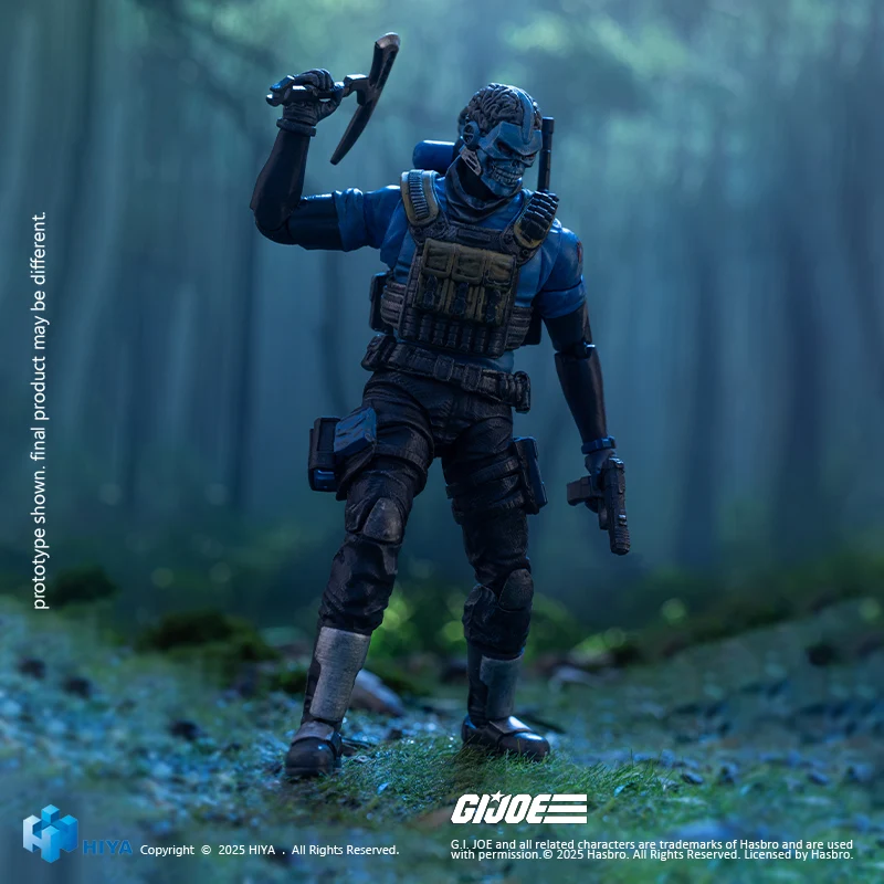 HIYA Exquisite Mini Series 1/18 Scale 4.1 Inch G.I.Joe Range Viper Action Figure - Image 4