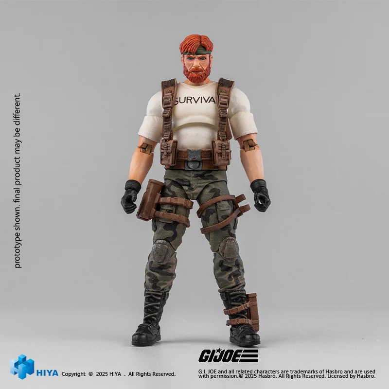 HIYA Exquisite Mini Series 1/18 Scale 4.3 Inch G.I.Joe Outback Action Figure - Image 10