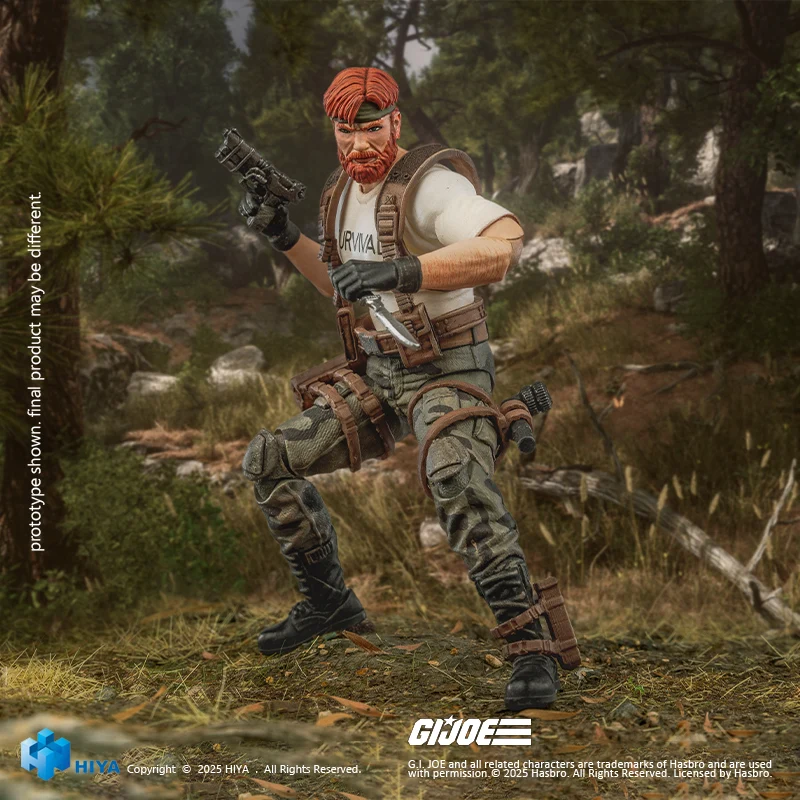 HIYA Exquisite Mini Series 1/18 Scale 4.3 Inch G.I.Joe Outback Action Figure - Image 3