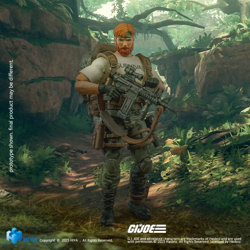 HIYA Exquisite Mini Series 1/18 Scale 4.3 Inch G.I.Joe Outback Action Figure - Image 4