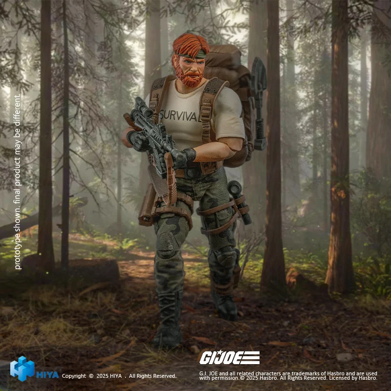 HIYA Exquisite Mini Series 1/18 Scale 4.3 Inch G.I.Joe Outback Action Figure - Image 5