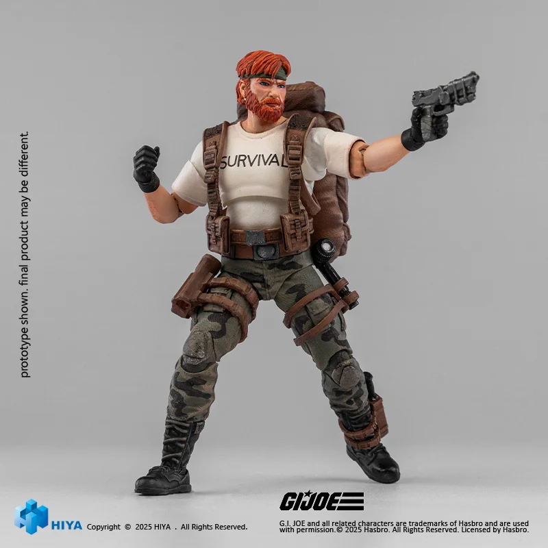 HIYA Exquisite Mini Series 1/18 Scale 4.3 Inch G.I.Joe Outback Action Figure - Image 7