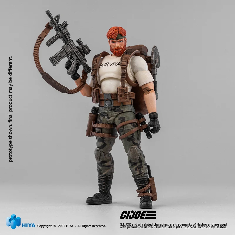 HIYA Exquisite Mini Series 1/18 Scale 4.3 Inch G.I.Joe Outback Action Figure - Image 8