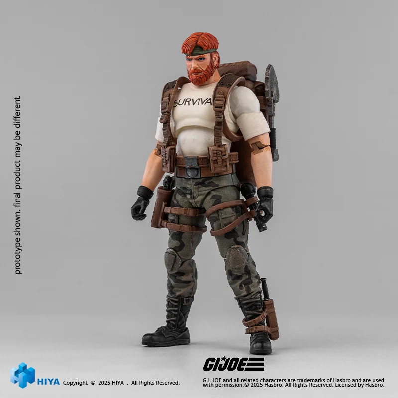 HIYA Exquisite Mini Series 1/18 Scale 4.3 Inch G.I.Joe Outback Action Figure - Image 9