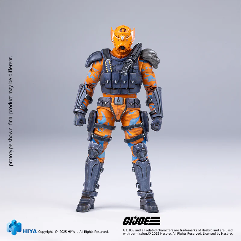HIYA Exquisite Mini Series 1/18 Scale 4 Inch G.I.Joe Alley Viper Action Figure - Image 8