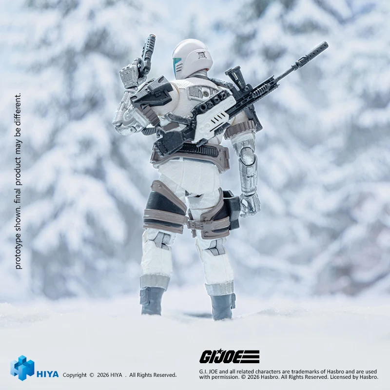 HIYA Exquisite Mini Series 1/18 Scale 4 Inch G.I.Joe Arctic B.A.T Action Figure - Image 2