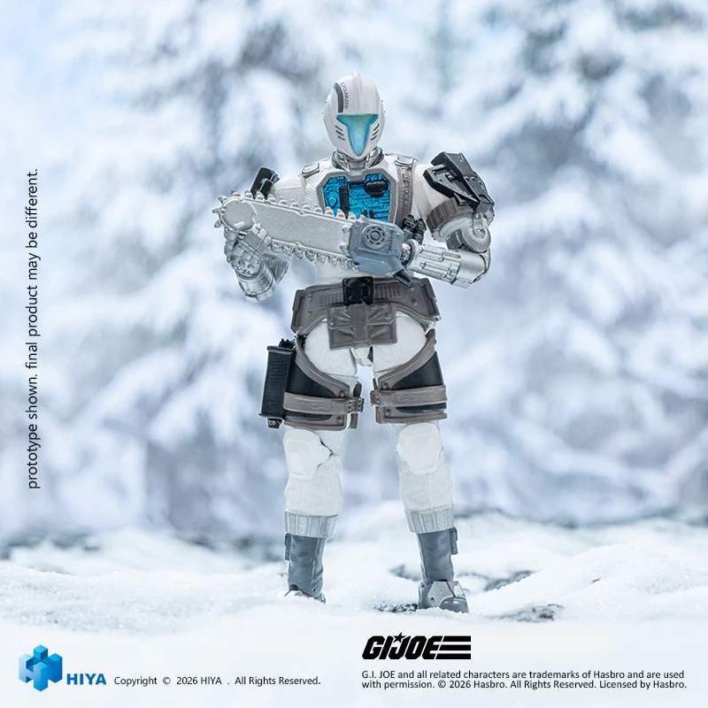 HIYA Exquisite Mini Series 1/18 Scale 4 Inch G.I.Joe Arctic B.A.T Action Figure - Image 3