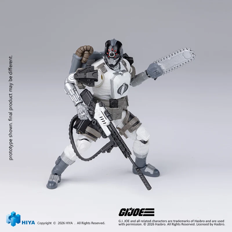 HIYA Exquisite Mini Series 1/18 Scale 4 Inch G.I.Joe Arctic B.A.T Action Figure - Image 9