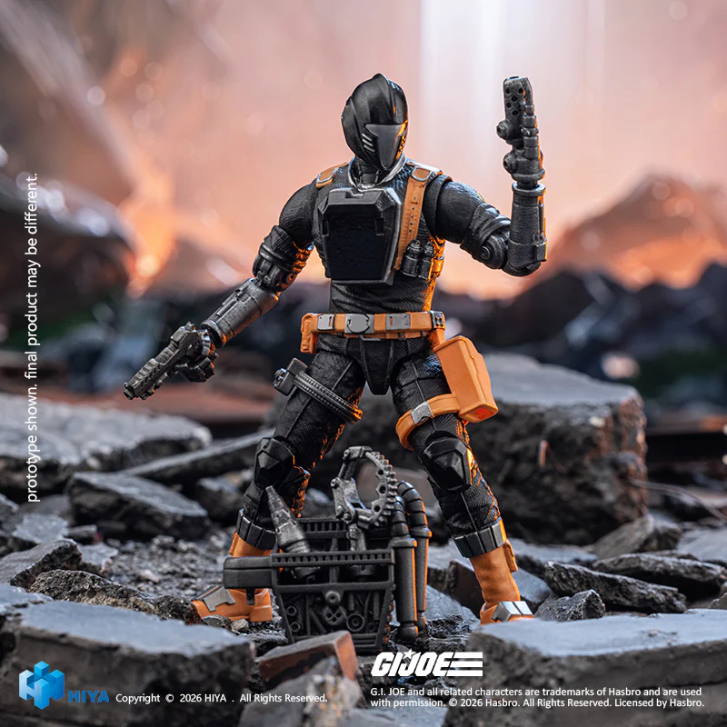HIYA Exquisite Mini Series 1/18 Scale 4 Inch G.I.Joe B.A.T. Action Figure - Image 2