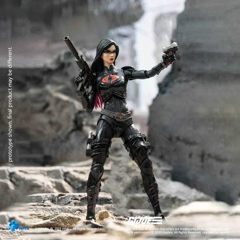 HIYA Exquisite Mini Series 1/18 Scale 4 Inch G.I.Joe Baroness Action Figure - Image 3