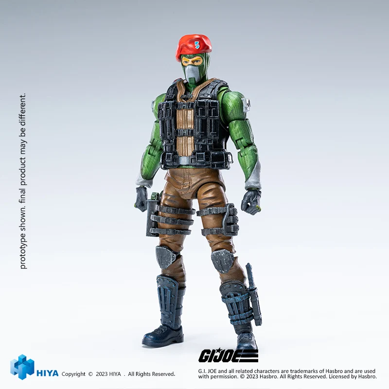 HIYA Exquisite Mini Series 1/18 Scale 4 Inch G.I.Joe Beach Head Action Figure - Image 7