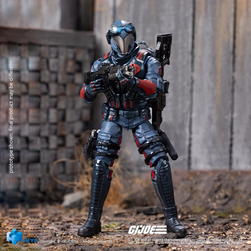 HIYA Exquisite Mini Series 1/18 Scale 4 Inch G.I.Joe Cobra Viper Action Figure - Image 2