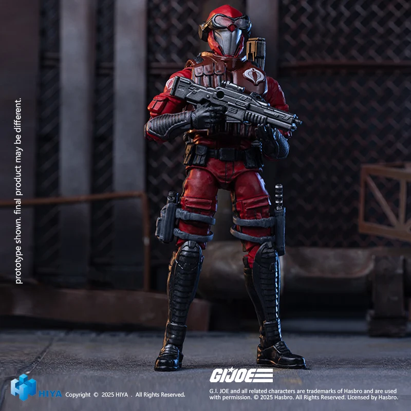 HIYA Exquisite Mini Series 1/18 Scale 4 Inch G.I.Joe Crimson Viper Action Figure - Image 4