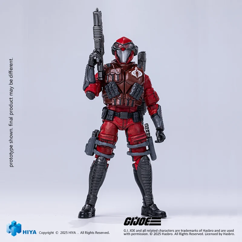 HIYA Exquisite Mini Series 1/18 Scale 4 Inch G.I.Joe Crimson Viper Action Figure - Image 9