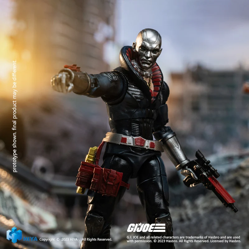 HIYA Exquisite Mini Series 1/18 Scale 4 Inch G.I.Joe Destro Action Figure - Image 4