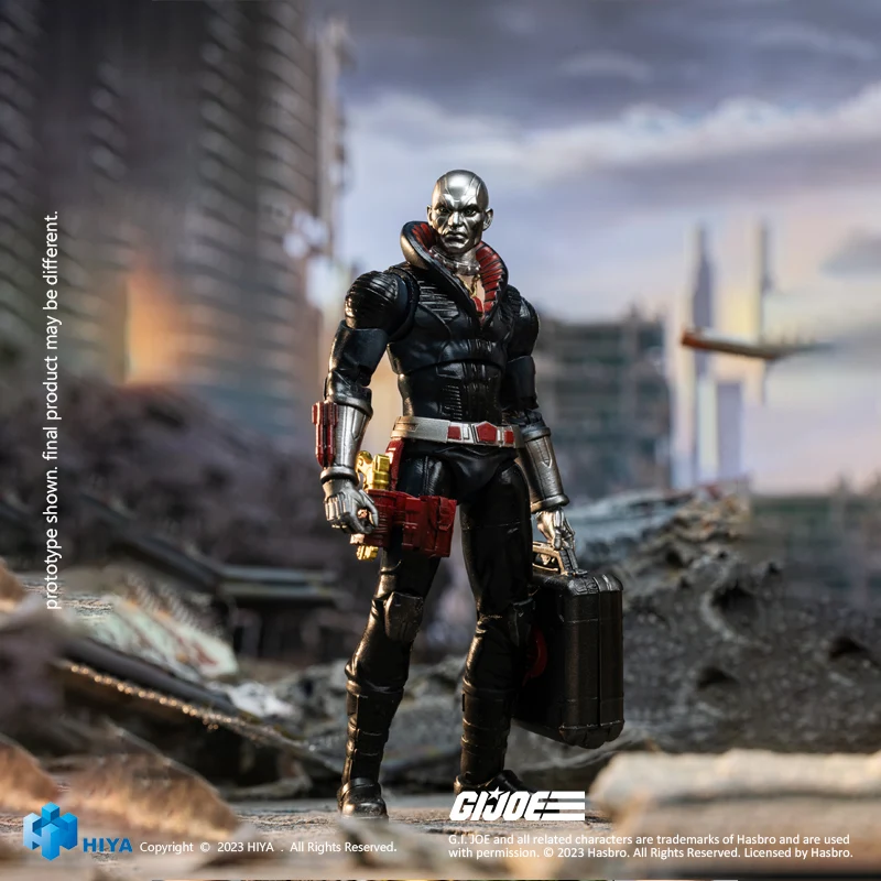 HIYA Exquisite Mini Series 1/18 Scale 4 Inch G.I.Joe Destro Action Figure - Image 5