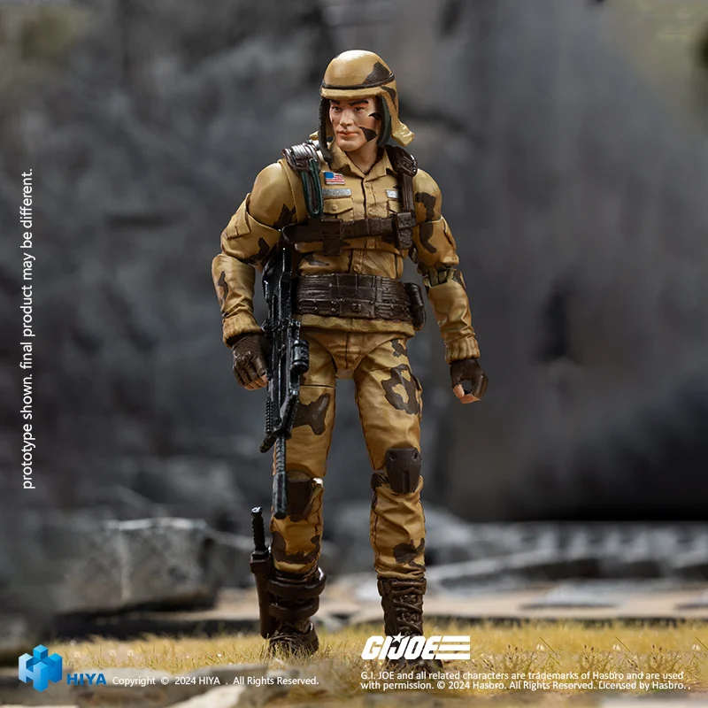 HIYA Exquisite Mini Series 1/18 Scale 4 Inch G.I.Joe Dusty Action Figure - Image 3