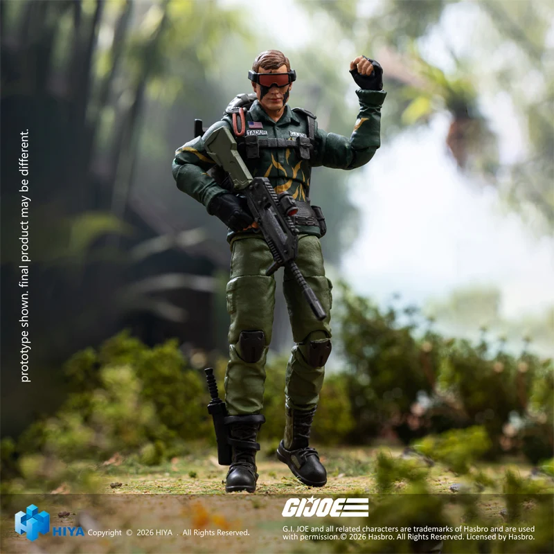 HIYA Exquisite Mini Series 1/18 Scale 4 Inch G.I.Joe Dusty Tiger Force Version Action Figure - Image 4