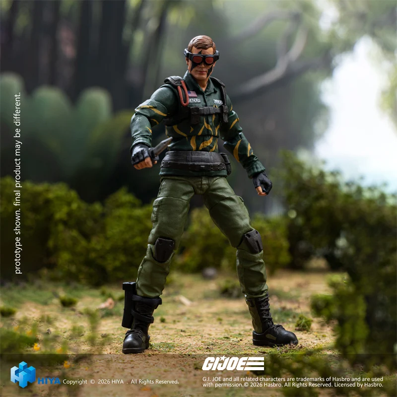 HIYA Exquisite Mini Series 1/18 Scale 4 Inch G.I.Joe Dusty Tiger Force Version Action Figure - Image 5