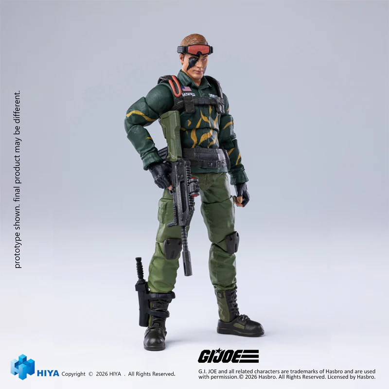 HIYA Exquisite Mini Series 1/18 Scale 4 Inch G.I.Joe Dusty Tiger Force Version Action Figure - Image 7