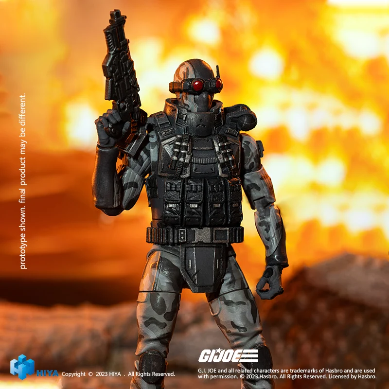 HIYA Exquisite Mini Series 1/18 Scale 4 Inch G.I.Joe Firefly Action Figure - Image 4